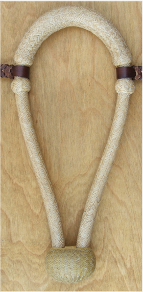 24 plait 5/8" Bosal, Rinderrohhaut natur